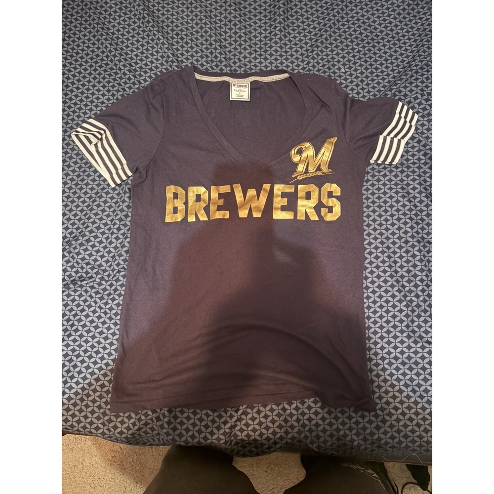 VICTORIAS SECRET PINK BREWERS TEESHIRT LARGE